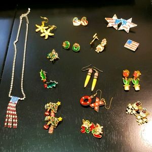 Jewelry Earrings, necklace